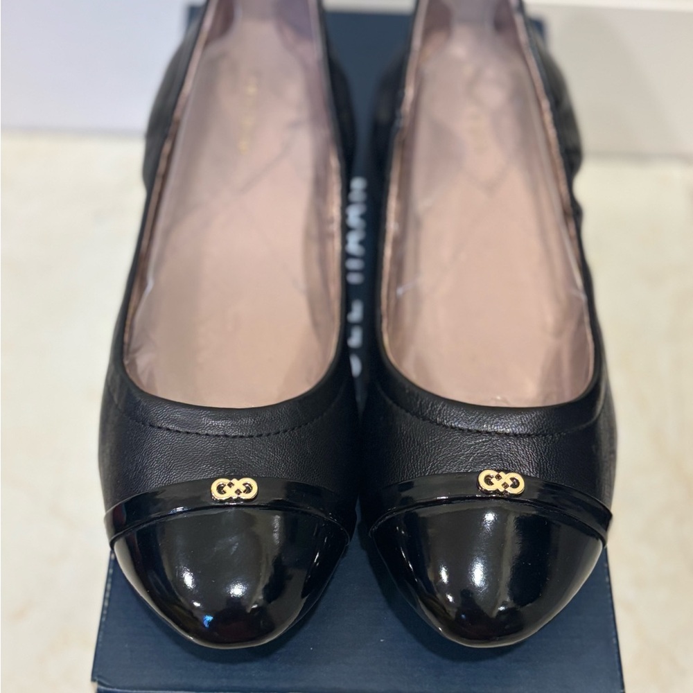 Cole Haan black flats